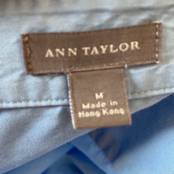 Blue Ann Taylor blouse size M - Picture 5 of 6